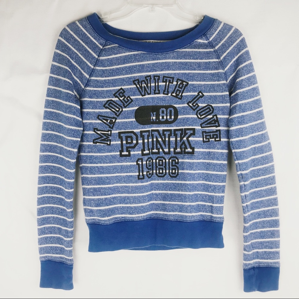 Pink Victorias Secret Made With Love Sweatshirt